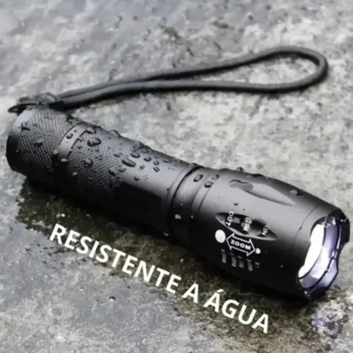 Lanterna Led Tática X900 Recarregável Zoom Cor Da Lanterna