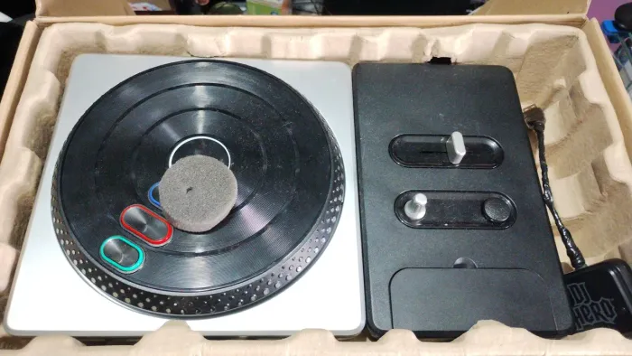 DJ hero PS3 mesa  com defeito na parte mix