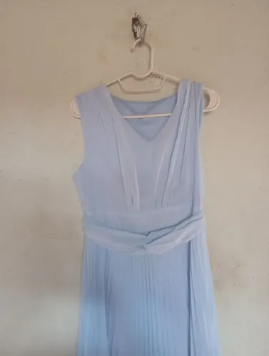 Vestido azul bebê