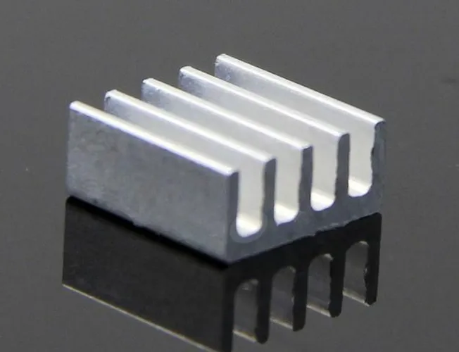 COD-CP96 Kit 3 Unid. Dissipador De Calor 11x11x5mm Com Fita Térmica Cond Arduino Automa