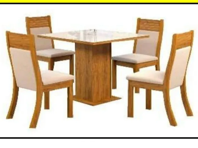 Sala mesa jantar 4 cadeiras