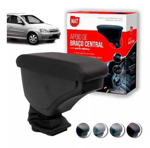 Apoio de Braço Encosto Corsa Joy Maxx 2002 Até 2012 Couro