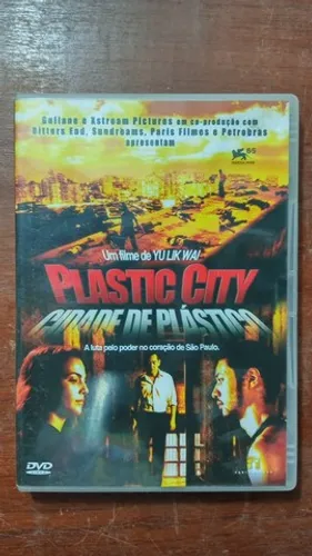dvd - plástic city - cidade de plástico original usado