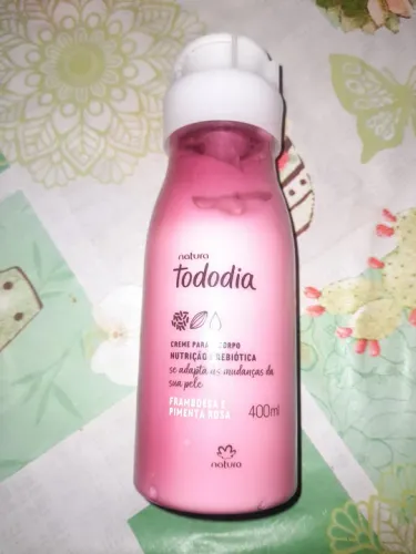 Creme para Corpo Natura Tododia Framboesa e Pimenta Rosa 400ml