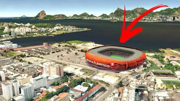 Novo Estádio do Flamengo ( Residencial a poucos metros, últimas unidades com vista )