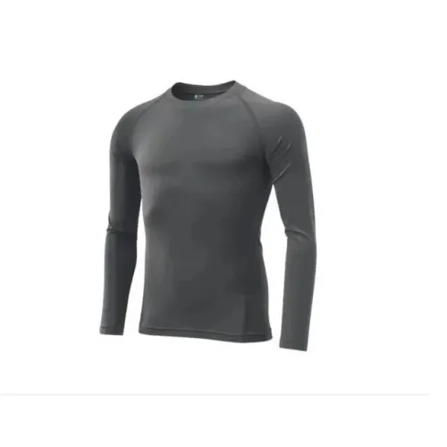 Camisa Masculina Manga Longa (M), Malha Fria, Camiseta Academia - Novo