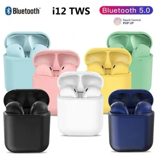Fone de ouvido sem fio bluetooth i12 tws