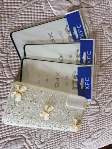 SAMSUNG S21 FE: Películas + capinha celular