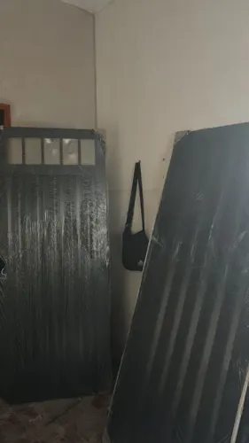 Portão social Búzios Branco ou preto com grade ou sem 