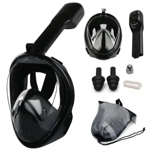 Máscara de mergulho Full face com suporte para Gopro 