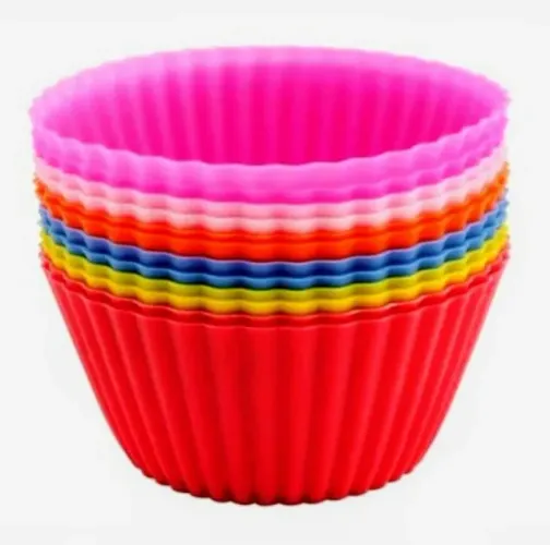 Forminhas Para Mine Cupcake Muffin Silicone - Produto Novo