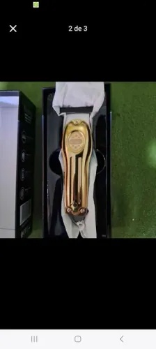 Máquina de acabamento e corte de cabelo Kemei Profissional
