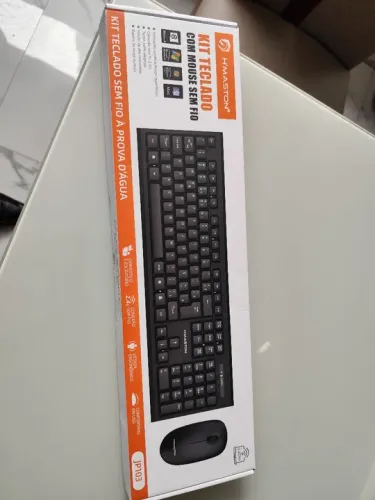 Kit Teclado e Mouse Sem Fio H'MASTON JP103