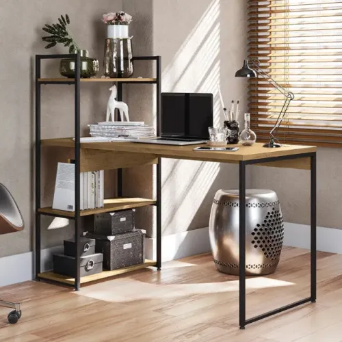 Escrivaninha Com Estante Imbutida Kappesberg Entrega e Monta