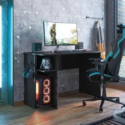 Mesa toda preta gamer