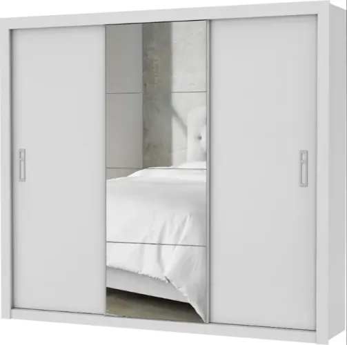 Guarda Roupa 3 Portas 4 Gavetas Espelho Novo Varios Modelos