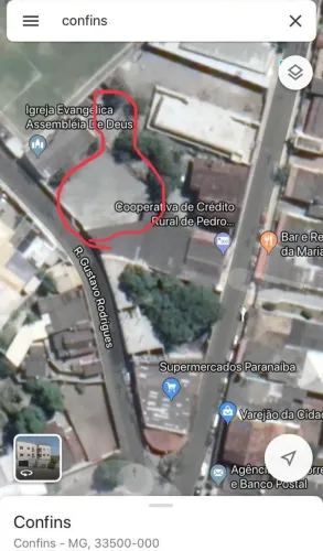 Terreno com 1.159,89m² em Área Central de Confins/MG.