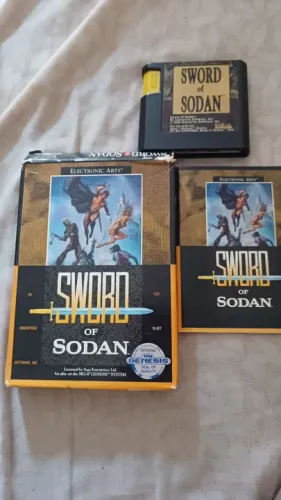 Jogo Sega Genesis Sword of Sodan