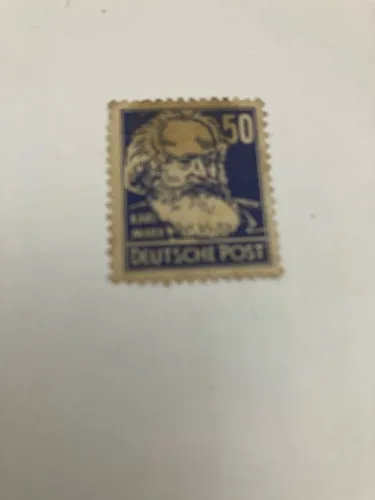 Selo Postal Karl Marx - Deutsche Post