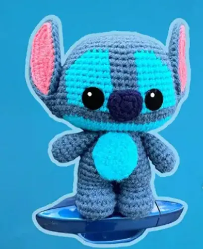 Stitch Amigurumi Boneco Brinquedo Dia Crianças Funko Personagem Personalizado