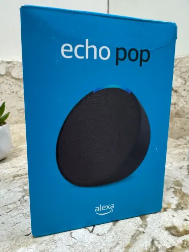 Alexa Echo Pop Smart Speaker Amazon Alexa Preto LACRADA 