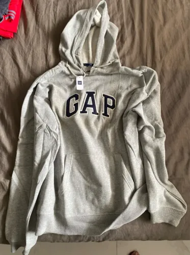 NOVO COM ETIQUETA! Moletom GAP Cinza - Tamanho G