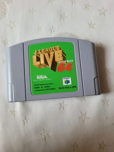J. League Live - Nintendo 64 original japonês ótimo estado 