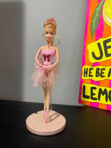 Barbie Bailarina Rosa Clássica - Original com Base
