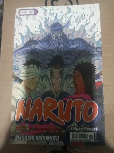 Mangá Naruto Vol. 51 - Edição Pocket Panini comics 