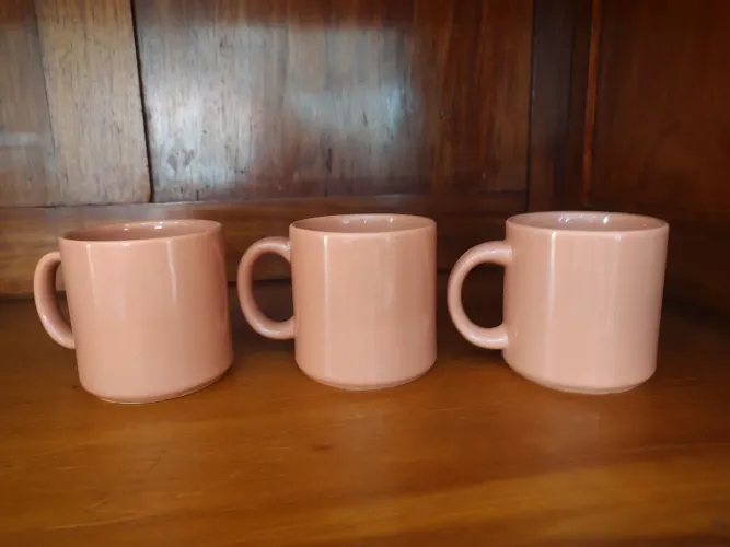 Canecas de Cerâmica Rosé 