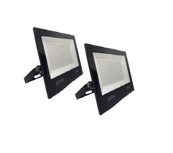Kit 2 Refletor Led 200w Para Residências, Empresas, Estradas, Fazendas