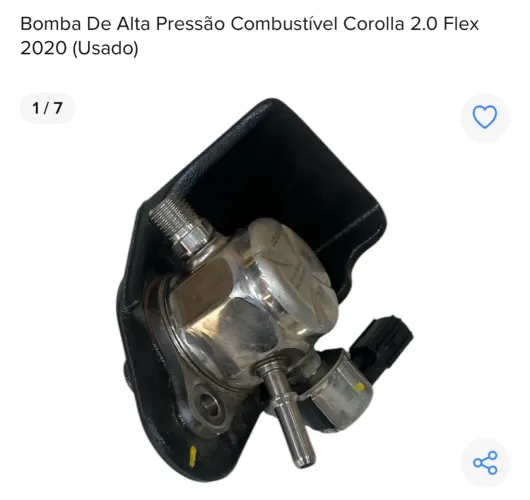 Bomba De Alta Pressão Combustível Corolla 2.0 Flex 2020