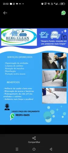 Limpeza e higienização de estofados colchão e sofá poltrona cadeiras carro.