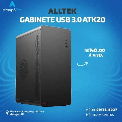 Gabinete Pc Alltek Atk20 usb 3.0