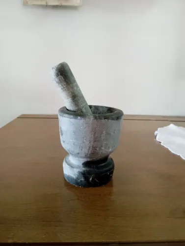 Pilão de pedra de excelente estado e qualidade 
