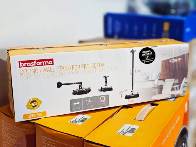 Suporte para projetor braço longo articulável 