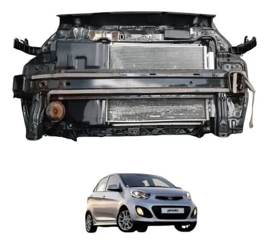 Mini Frente Painel Frnt Kit Radiador Picanto 1.0 Man 13 A 16