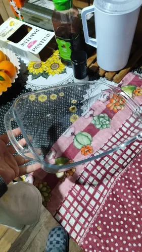 Assadeira Marinex 3,5L com alça e sem tampa