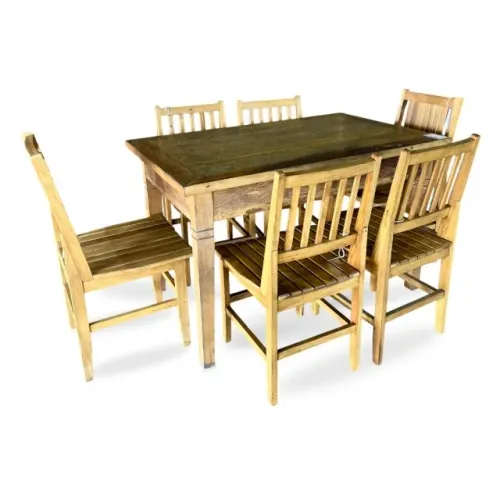 Mesa De Jantar Com 6 cadeiras quadradas - Sob Encomenda