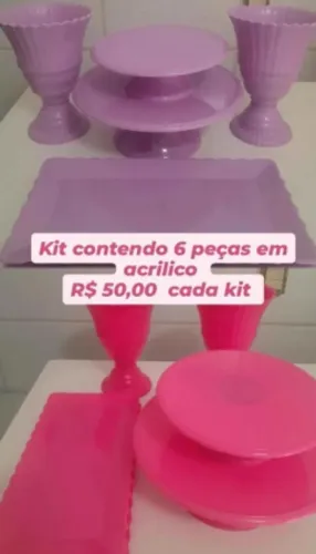 Kit festa acrilico