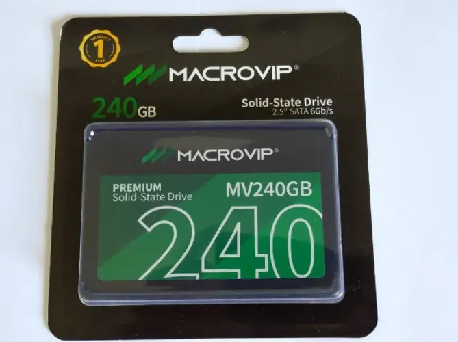 HD ssd Macrovip 240gb Sata 3 540mb/s - novo