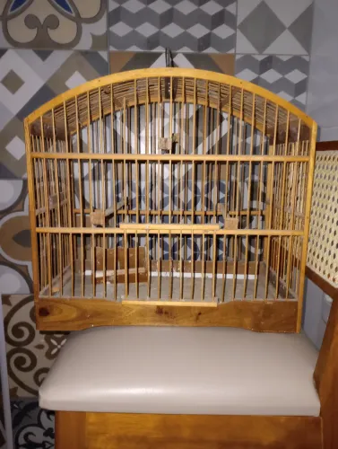 Gaiola de madeira!