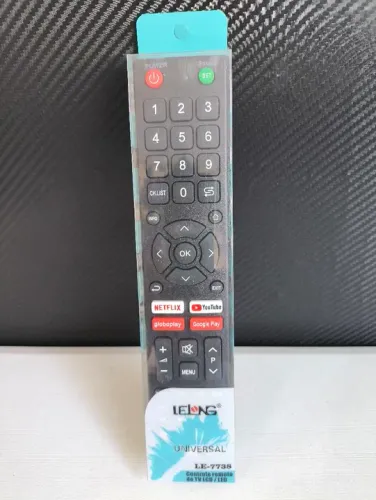 DIVERSOS MODELOS - Controle Remoto Universal LE-7738 para TV LCD/LED