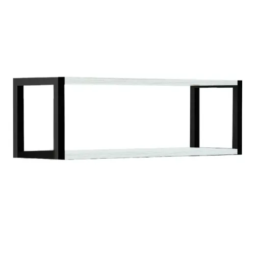 ESTANTE DE PAREDE 2 NIVEIS 20X20X60CM BRANCO (BERLIM)