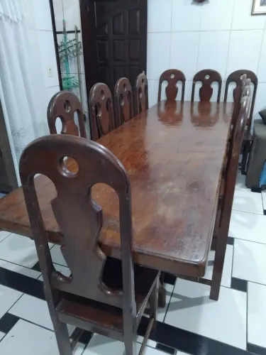 Mesa 12 Lugares - Madeira Angelim