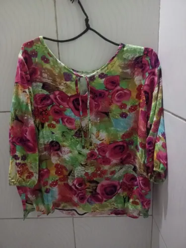 Blusa Estampada Feminino GG 
