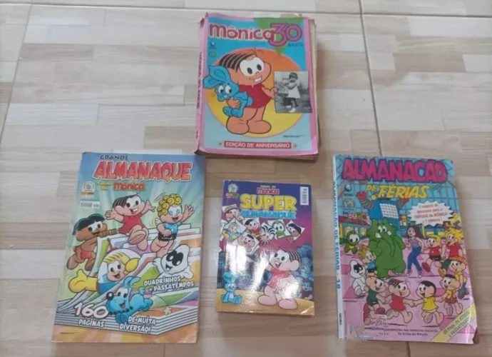 4 Revistas Turma da Mônica - Edição de Colecionador
