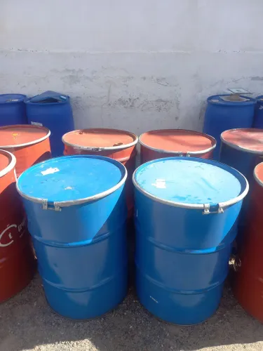 Tambor Tonel de 200 litros de ferro do tampo removível