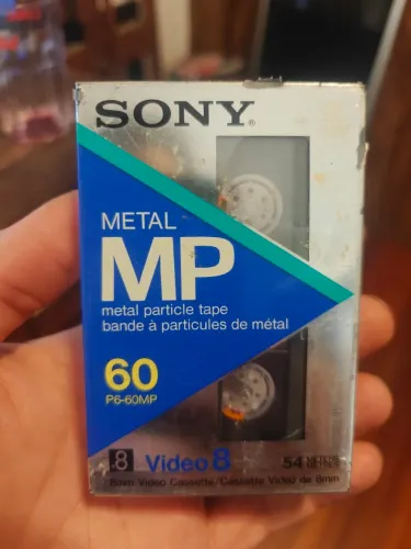Fita Sony 8mm Vídeo 8 Metal MP 60 original lacrada