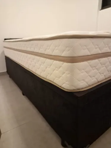 Cama COMPLETA com box e colchão